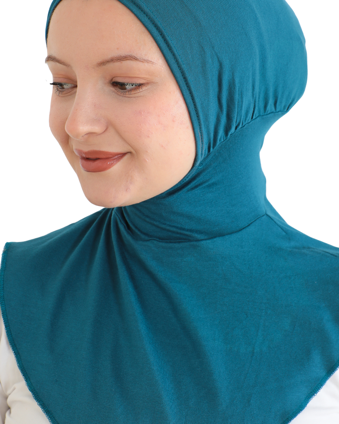 Sport Hijab With Neck Collar - Black