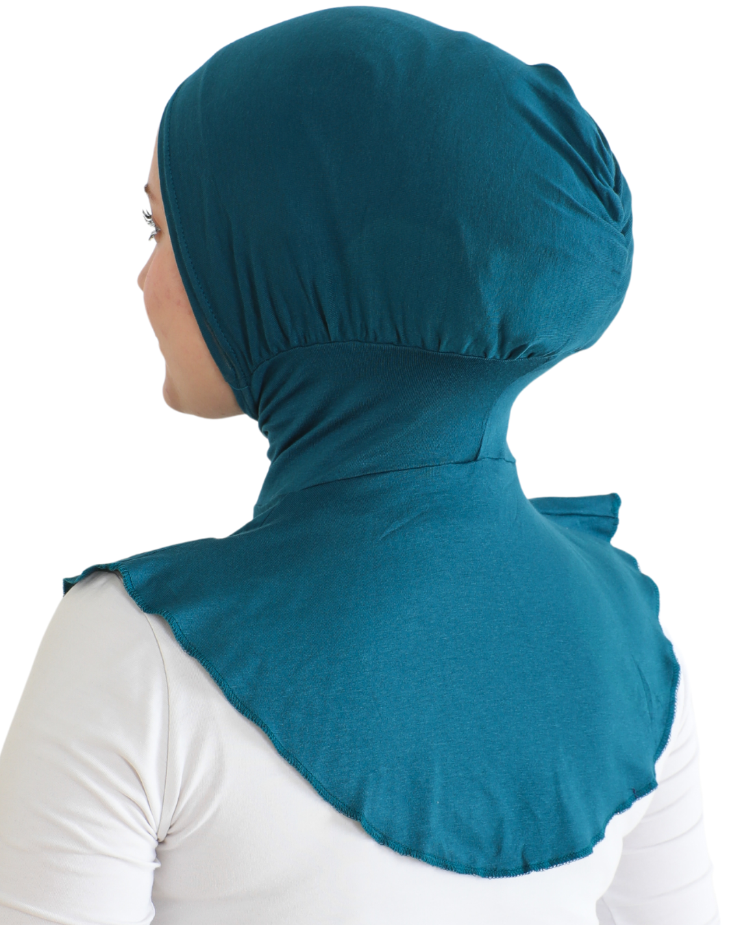 Sport Hijab With Neck Collar - Black