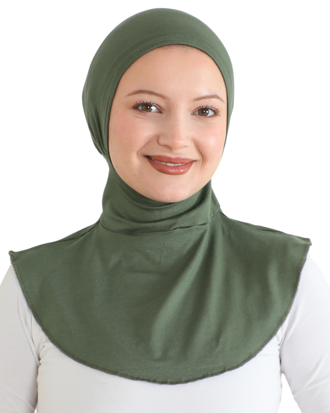 Sport Hijab With Neck Collar - Black