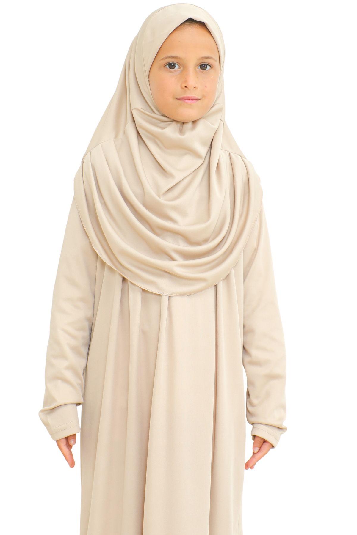 Dress For Girls With Hijab - Black
