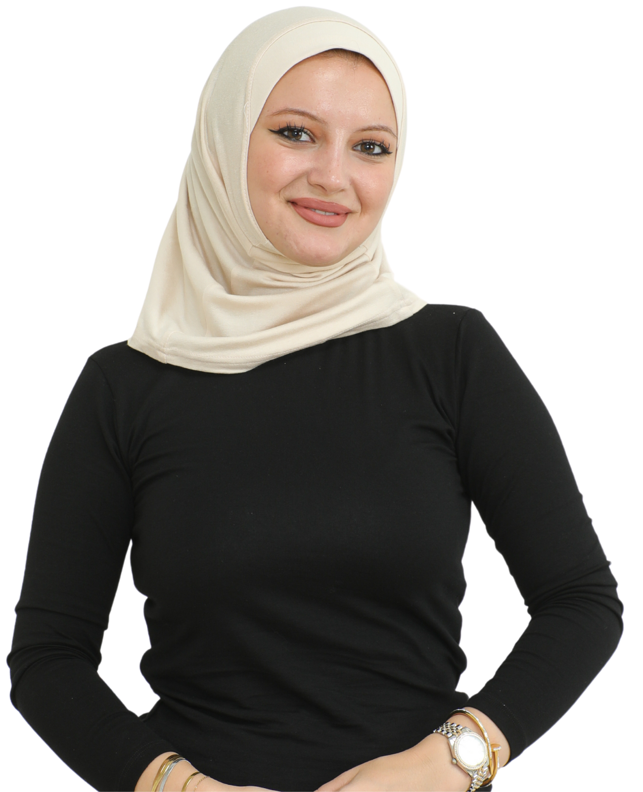 Sport Instant Hijab - Beige