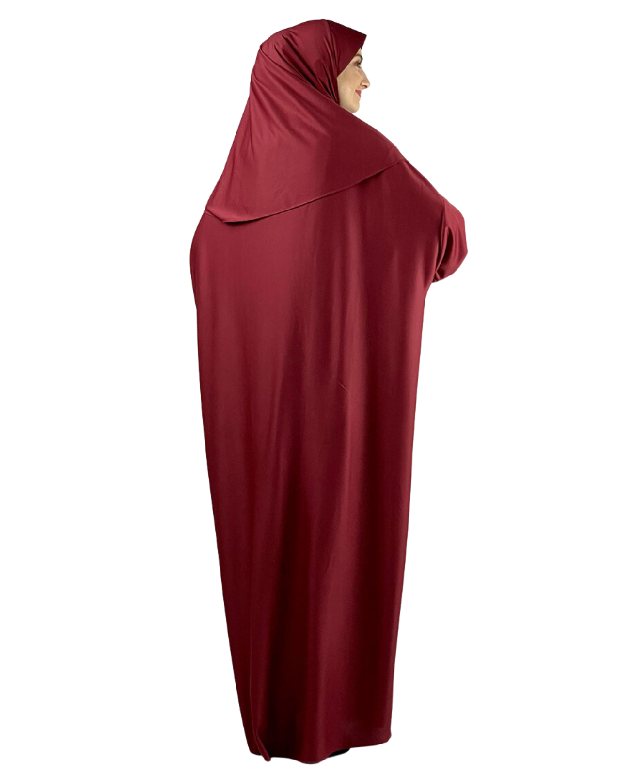 Gebetskleidung für Frauen mit Hijab, muslimische Outfits, lange Robe, Abaya, türkische islamische Kleider, Dubai, Kaftan mit Rosenkranz