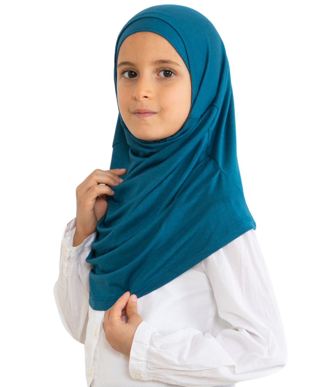 Easy To Wear Hijab For Girls - White