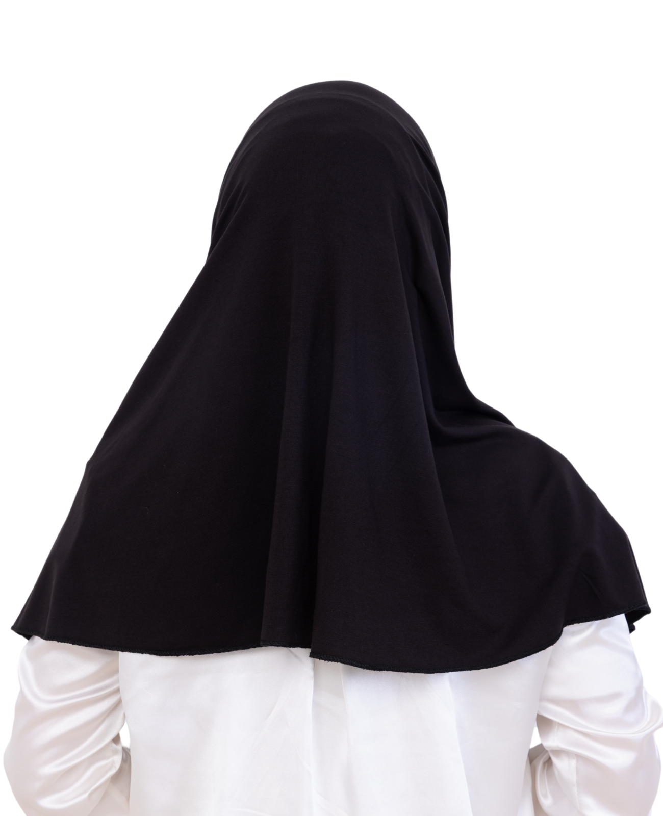 Instant Hijab With Cap Non Pleated - Black