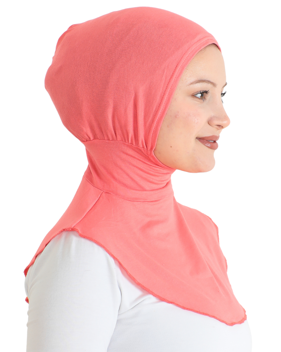 Sport Hijab With Neck Collar - Black