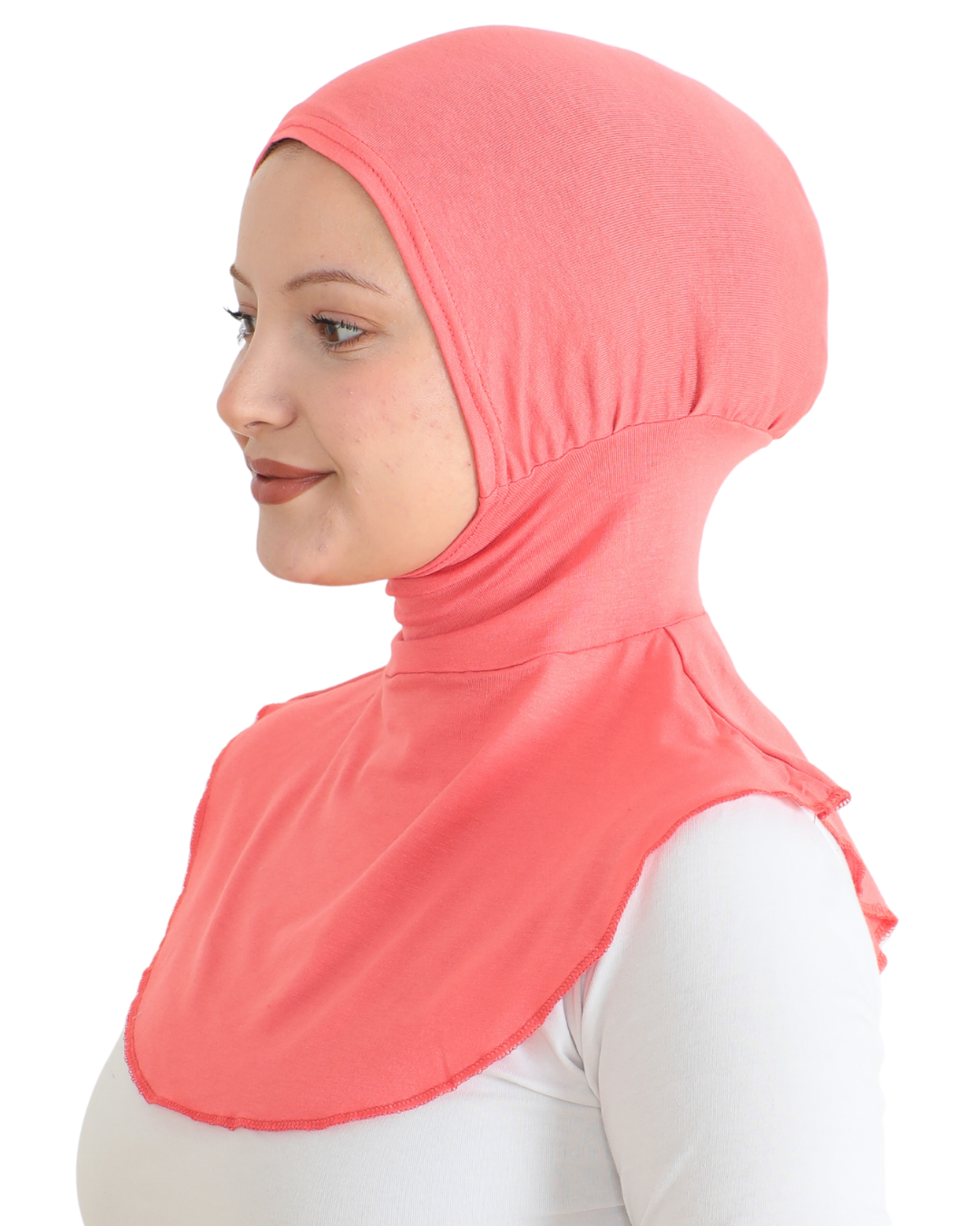Sport Hijab With Neck Collar - Black
