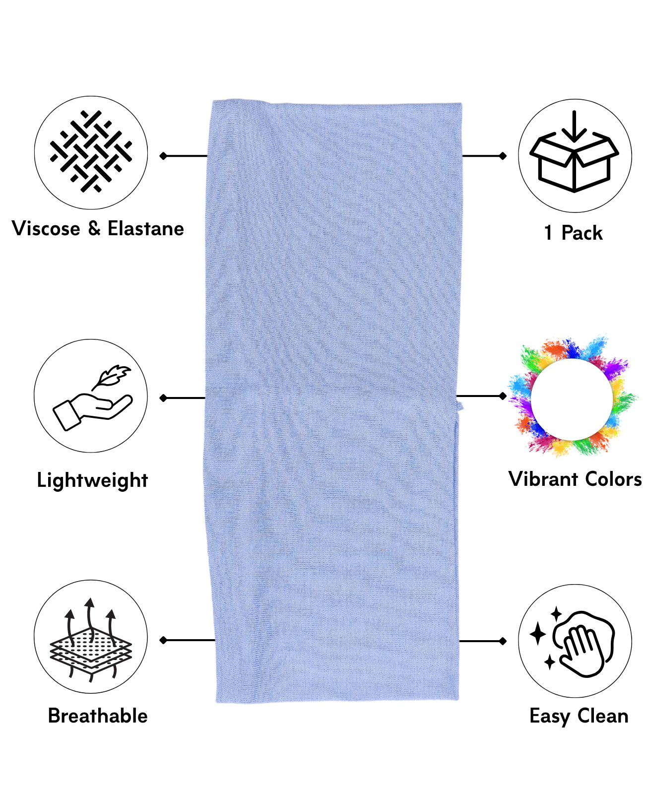 Hijab Non-Slip Headband