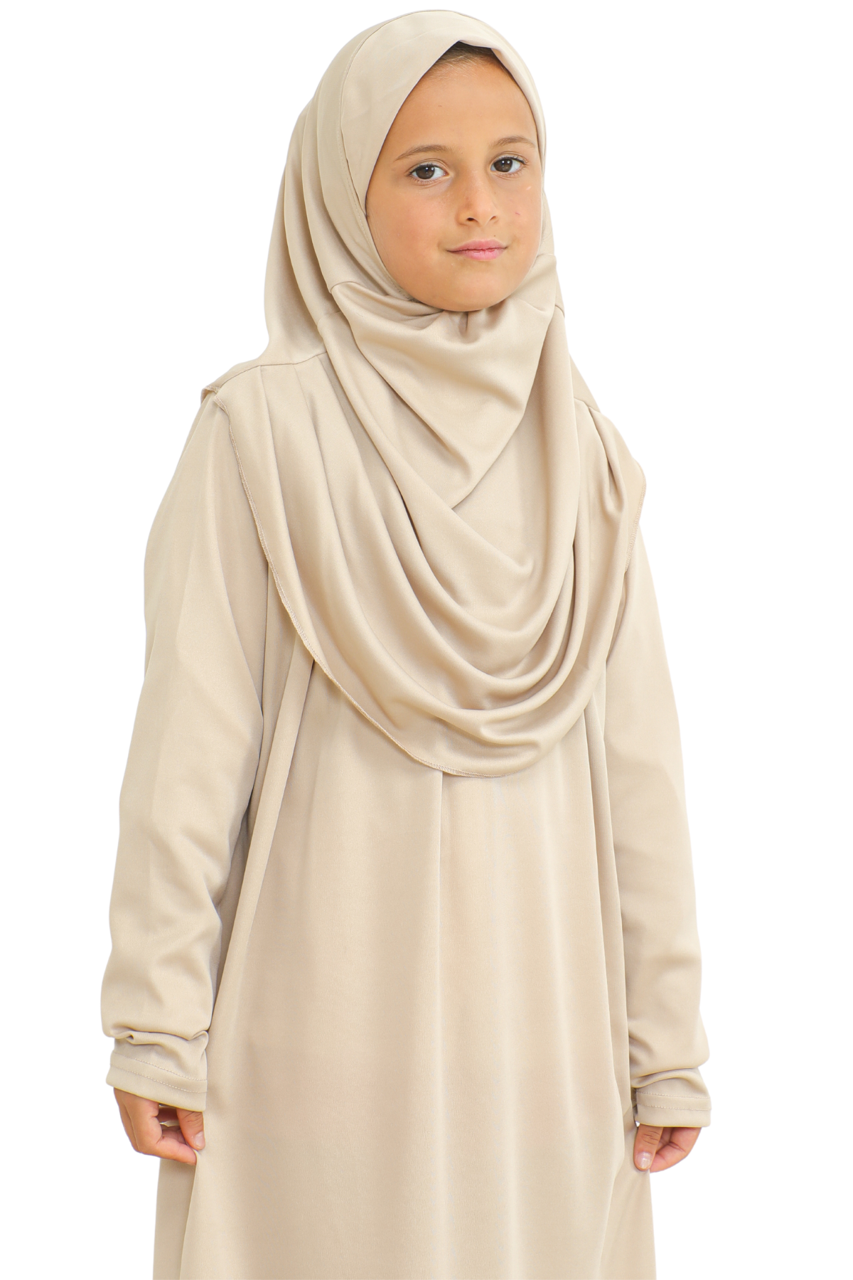 Dress For Girls With Hijab - Black