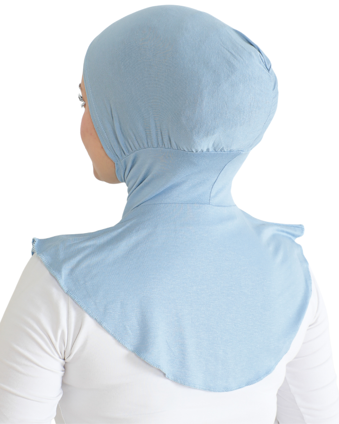 Sport Hijab With Neck Collar - Black