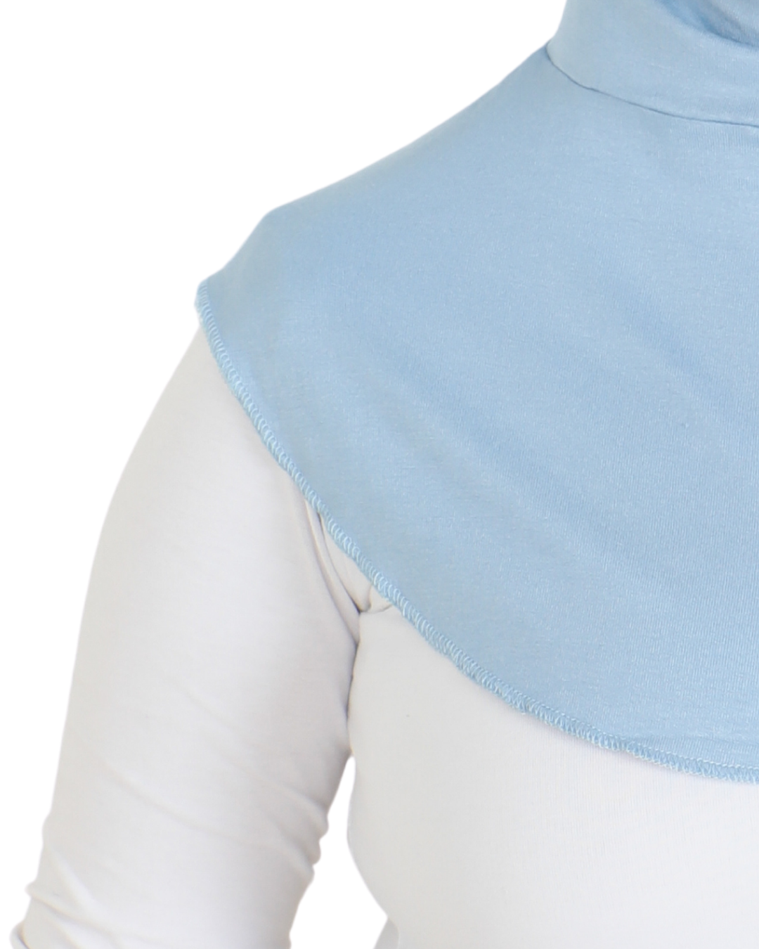 Sport Hijab With Neck Collar - Black