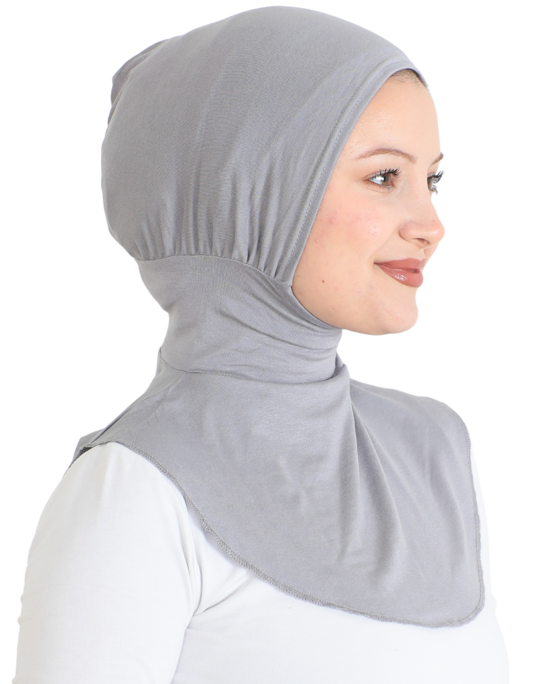 Sport Hijab With Neck Collar - Black