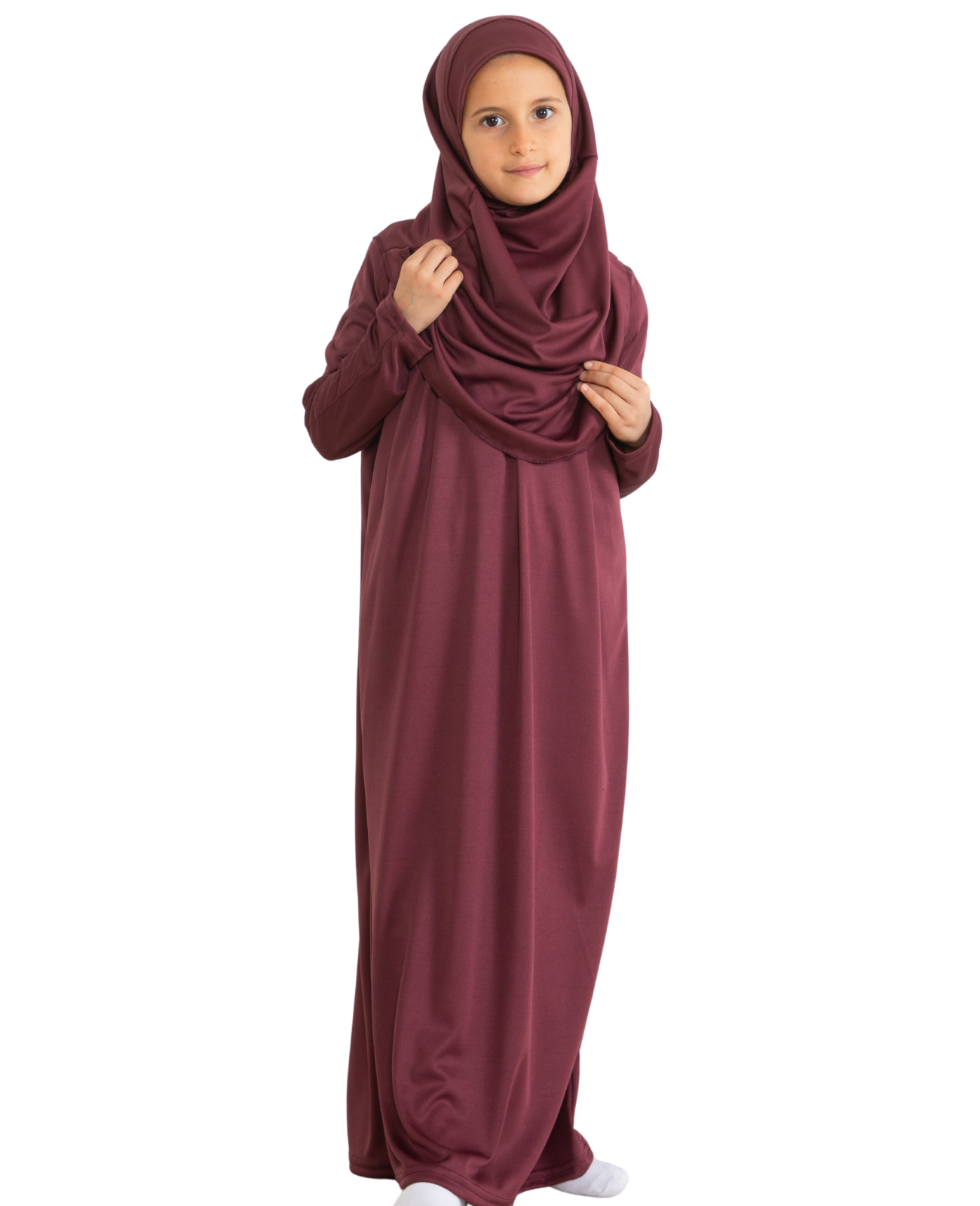 Dress For Girls With Hijab - Black