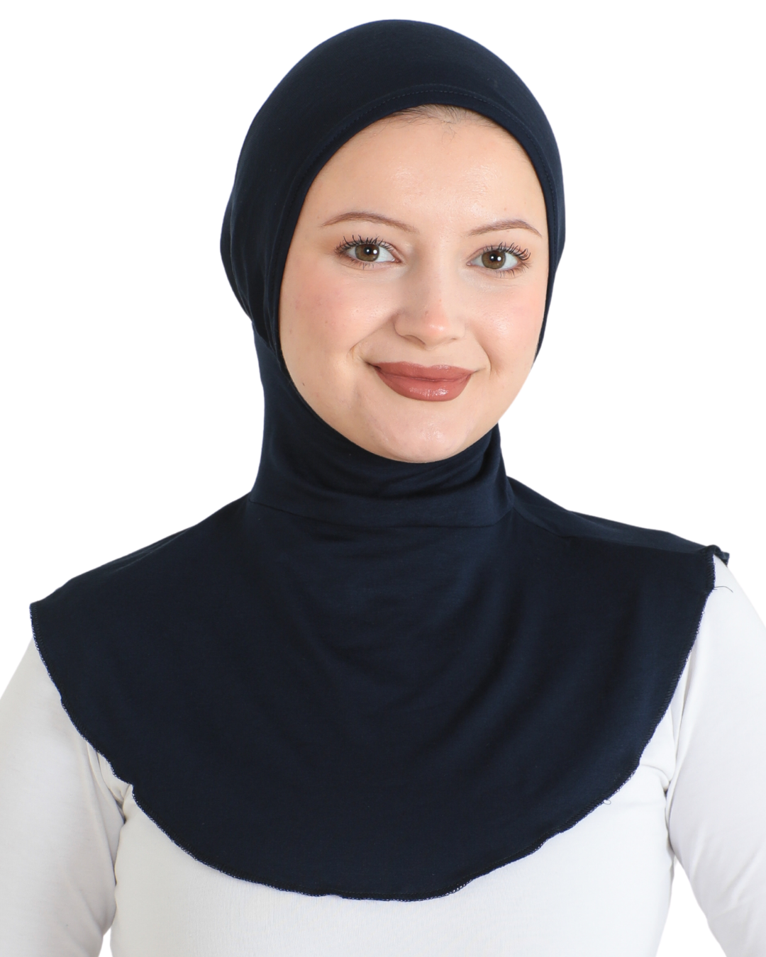 Sport Hijab With Neck Collar - Black