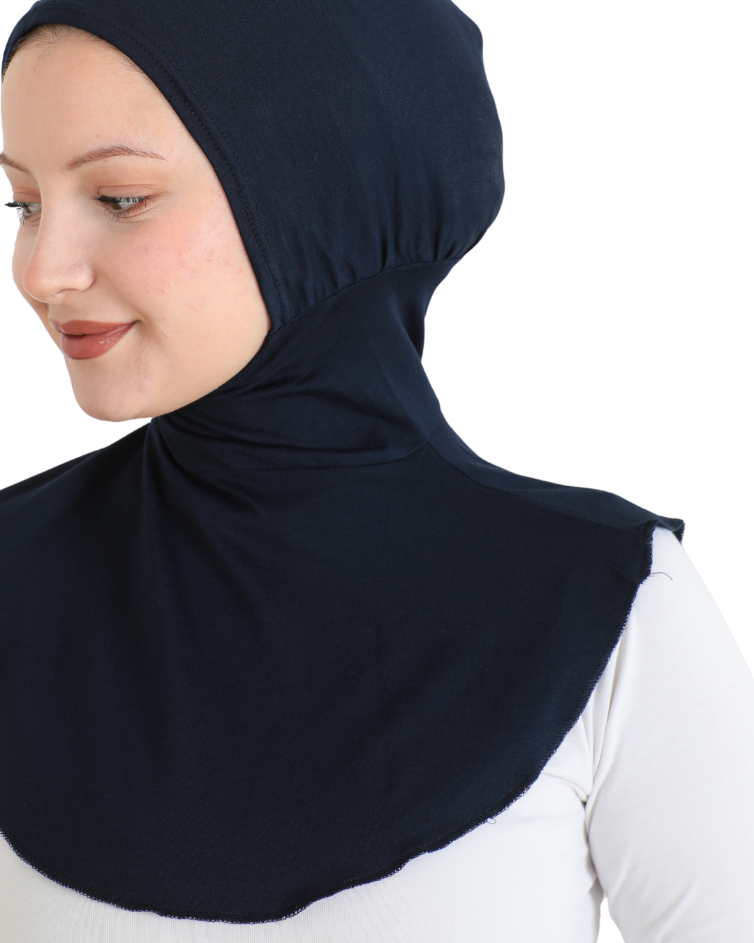 Sport Hijab With Neck Collar - Black