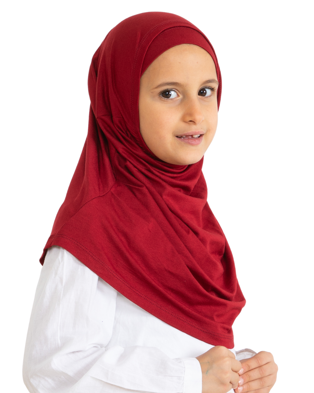 Easy To Wear Hijab For Girls - White