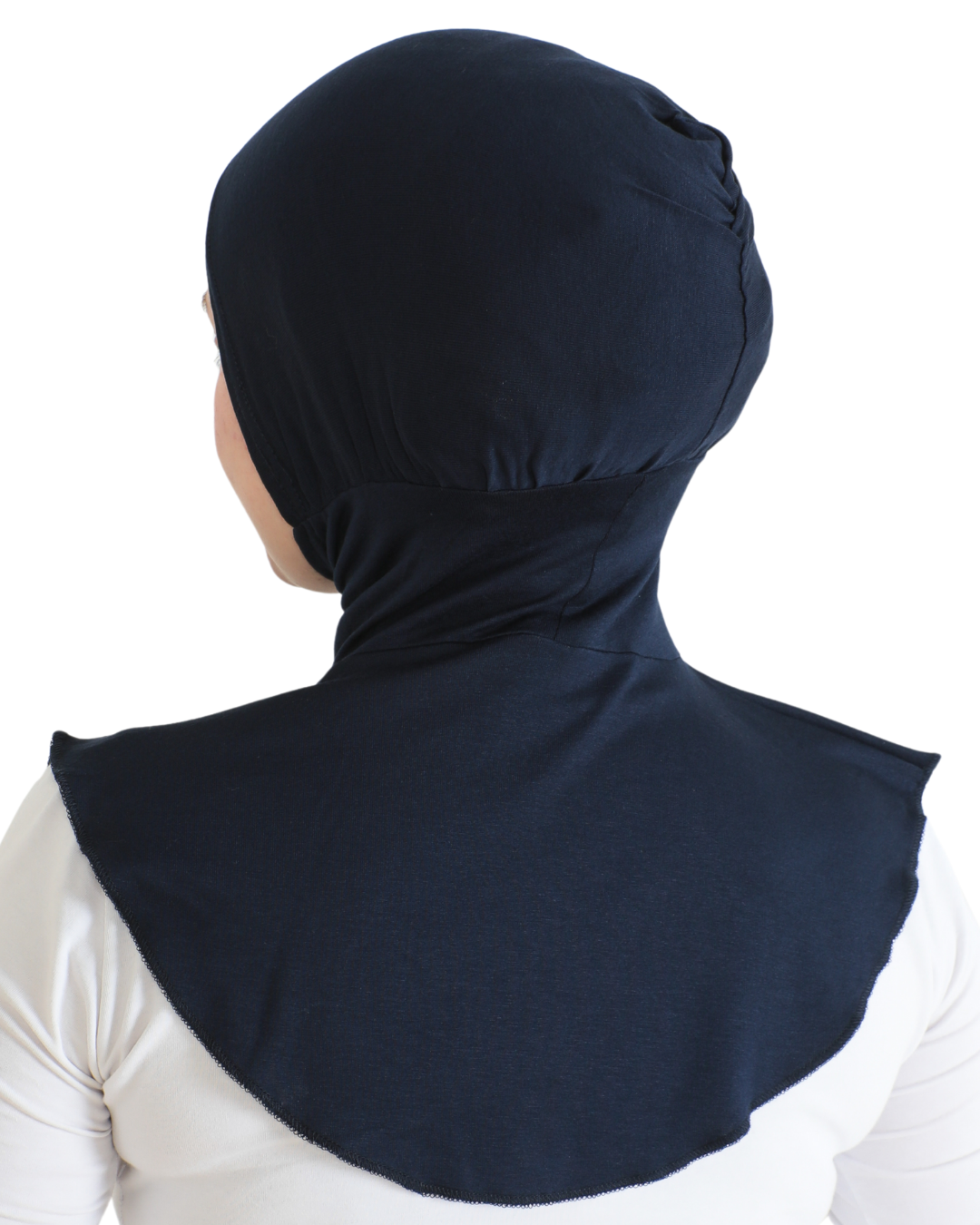 Sport Hijab With Neck Collar - Black