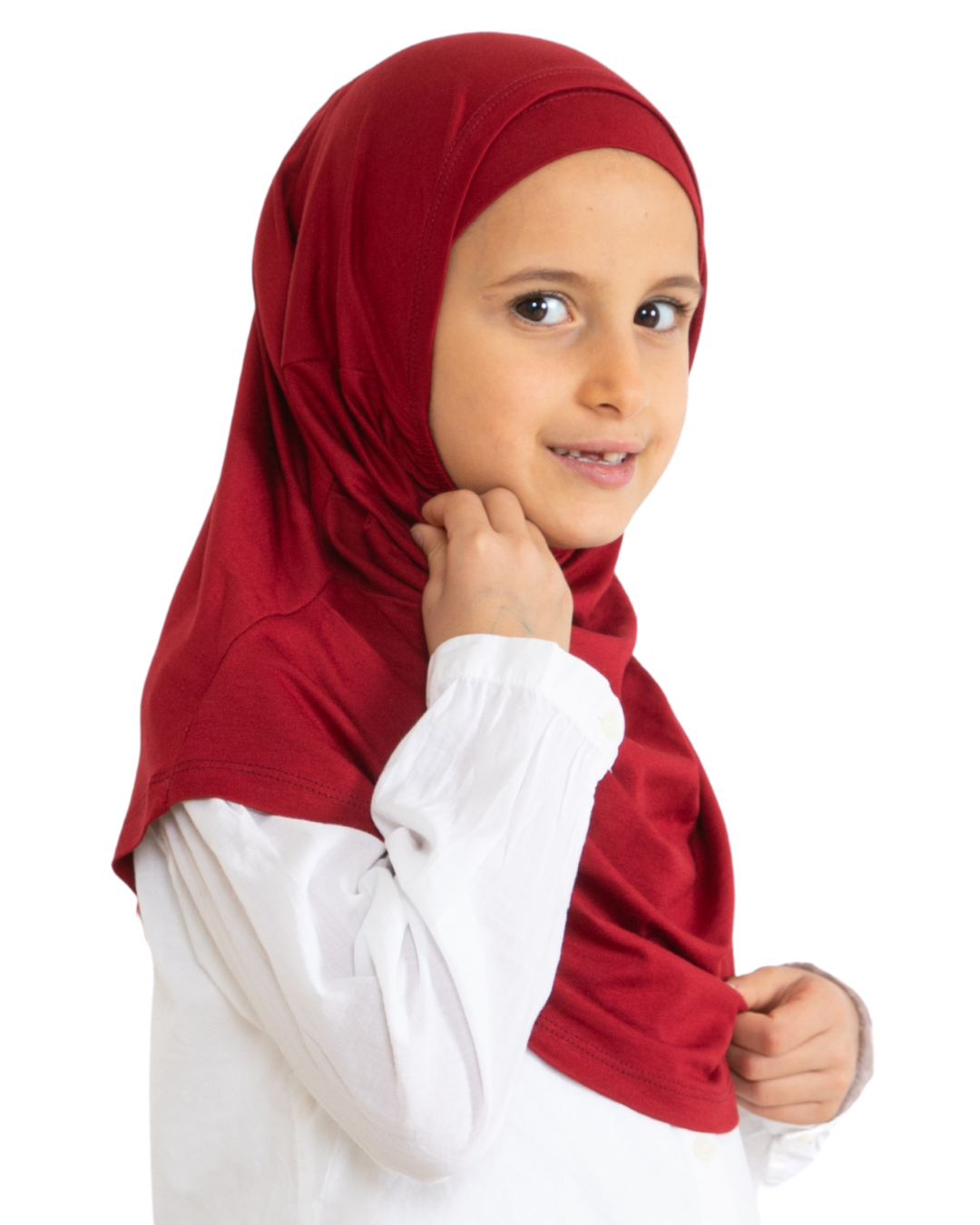 Easy To Wear Hijab For Girls - White
