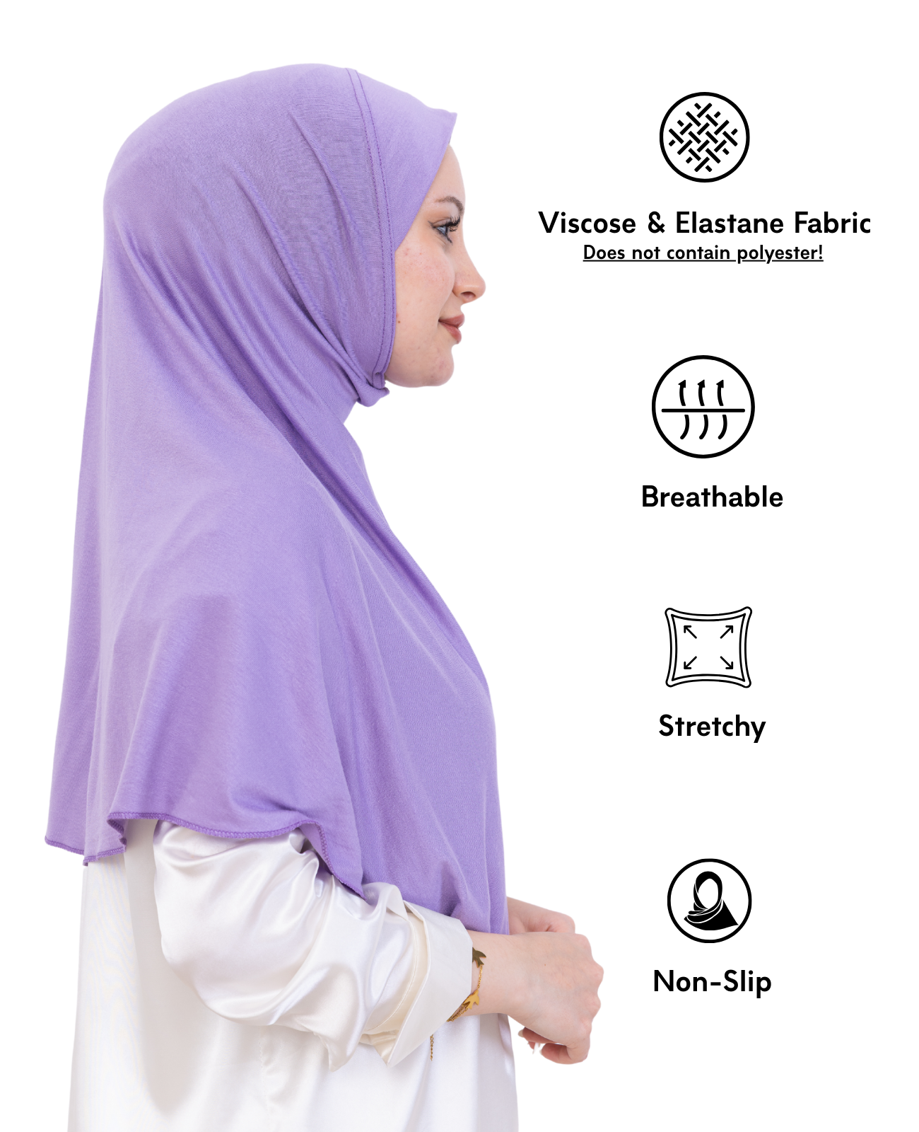 Ready Hijab One Piece Flat