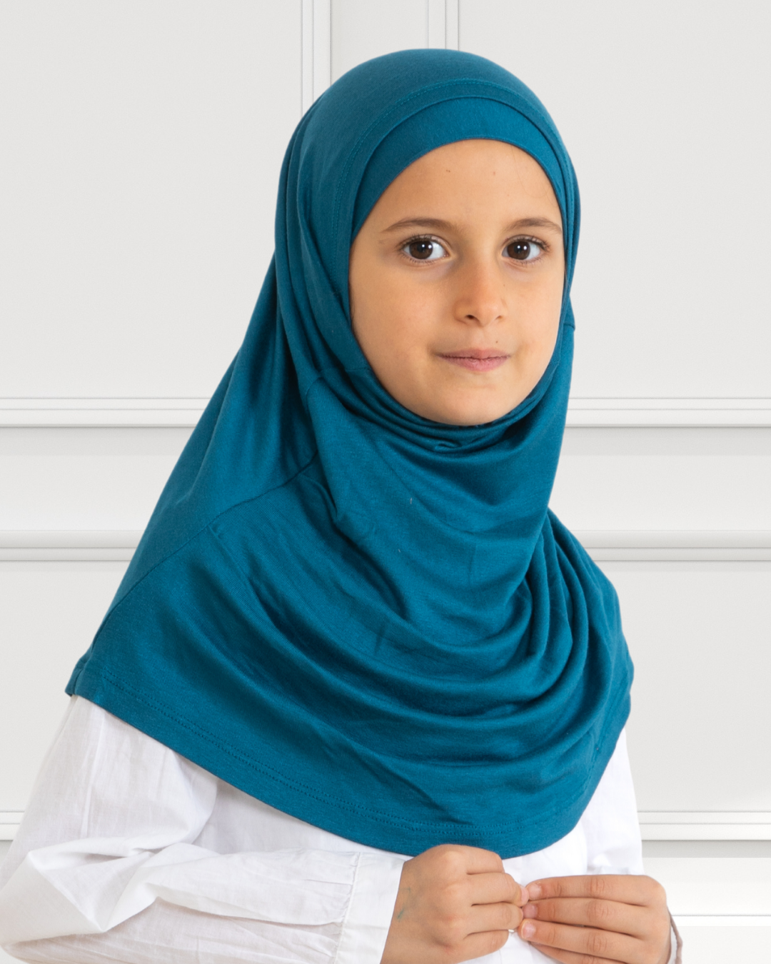 Easy To Wear Hijab For Girls - White