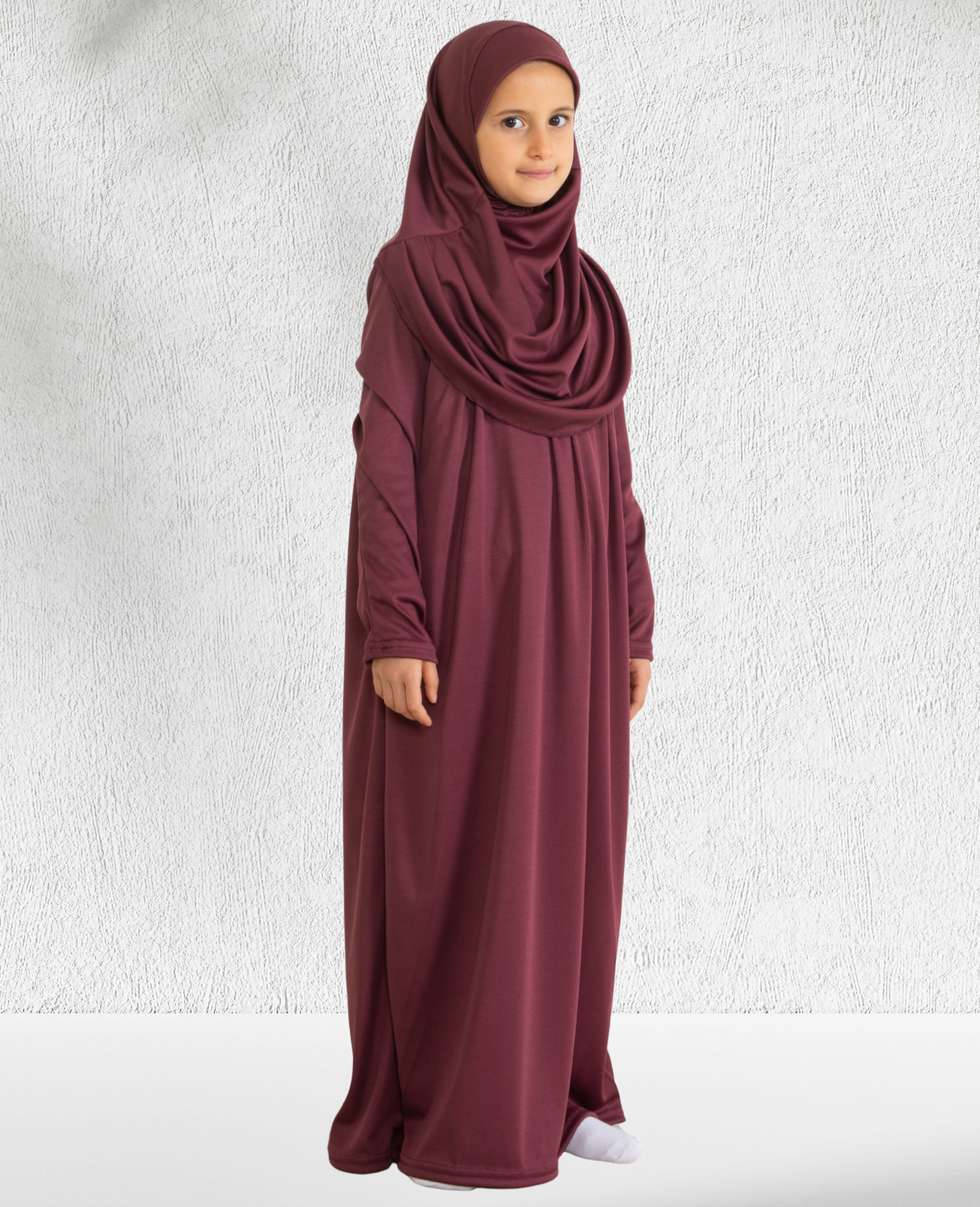 Dress For Girls With Hijab - Black