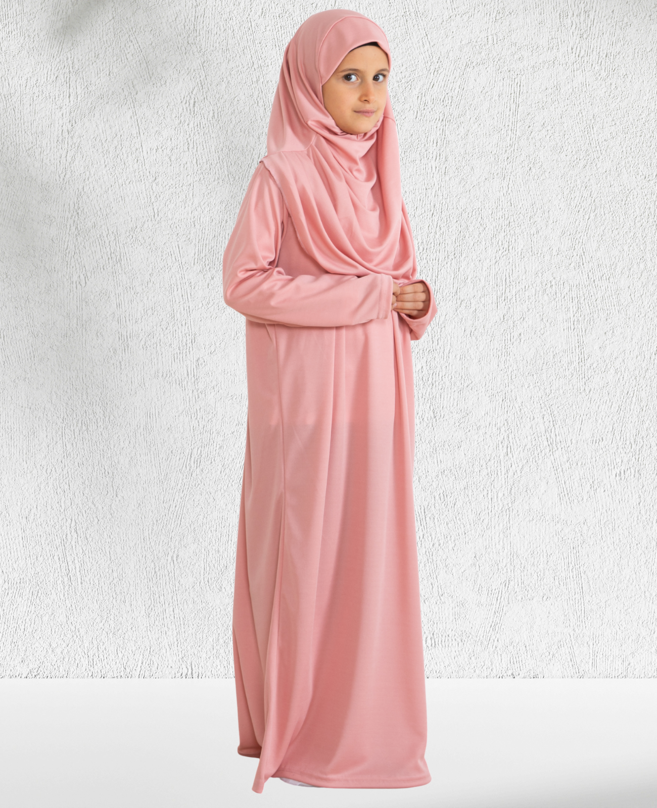 Dress For Girls With Hijab - Black