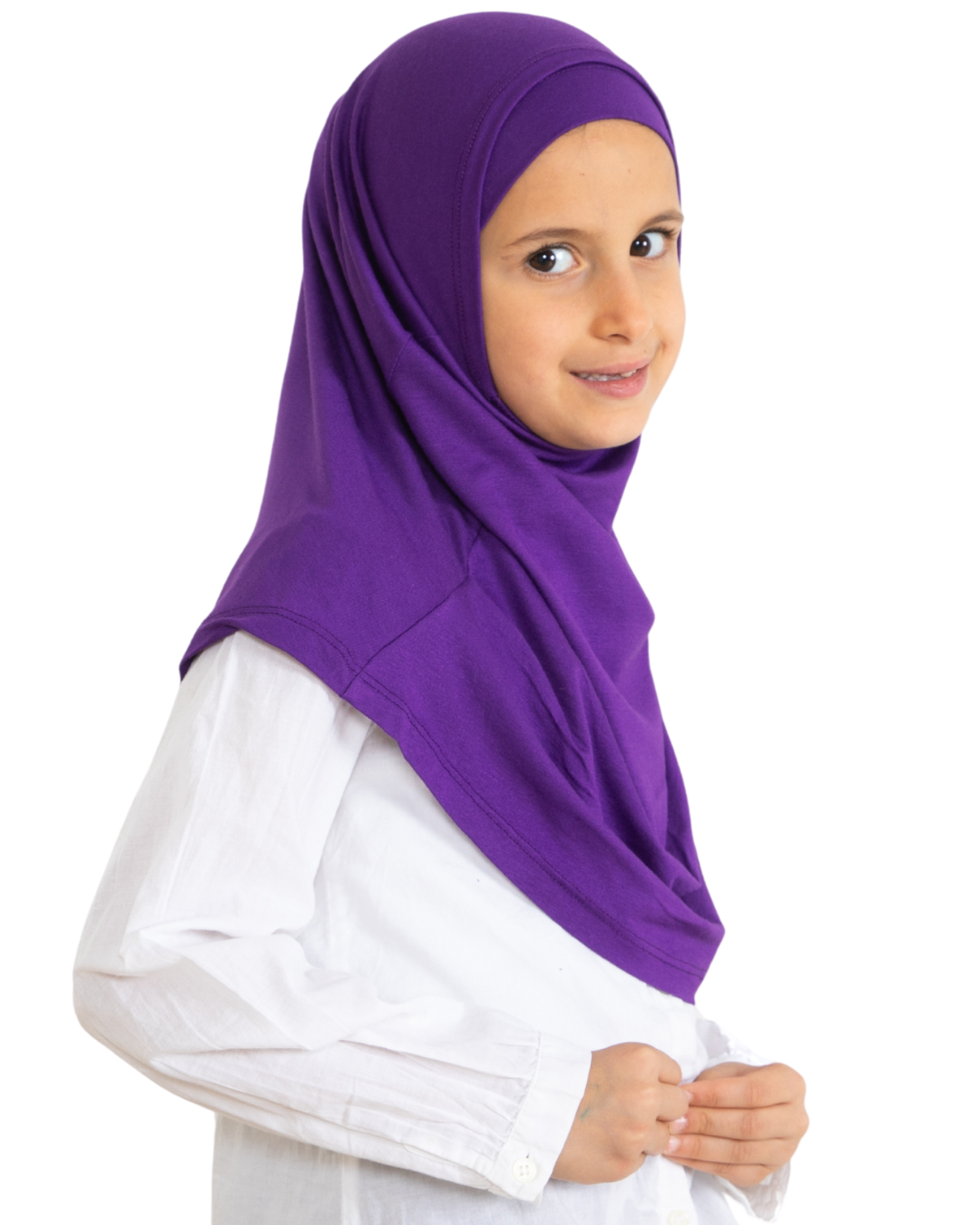 Easy To Wear Hijab For Girls - White