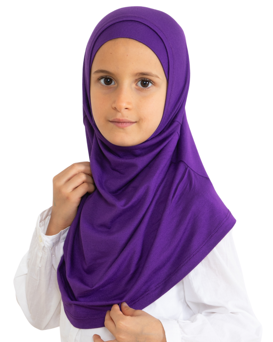 Easy To Wear Hijab For Girls - White