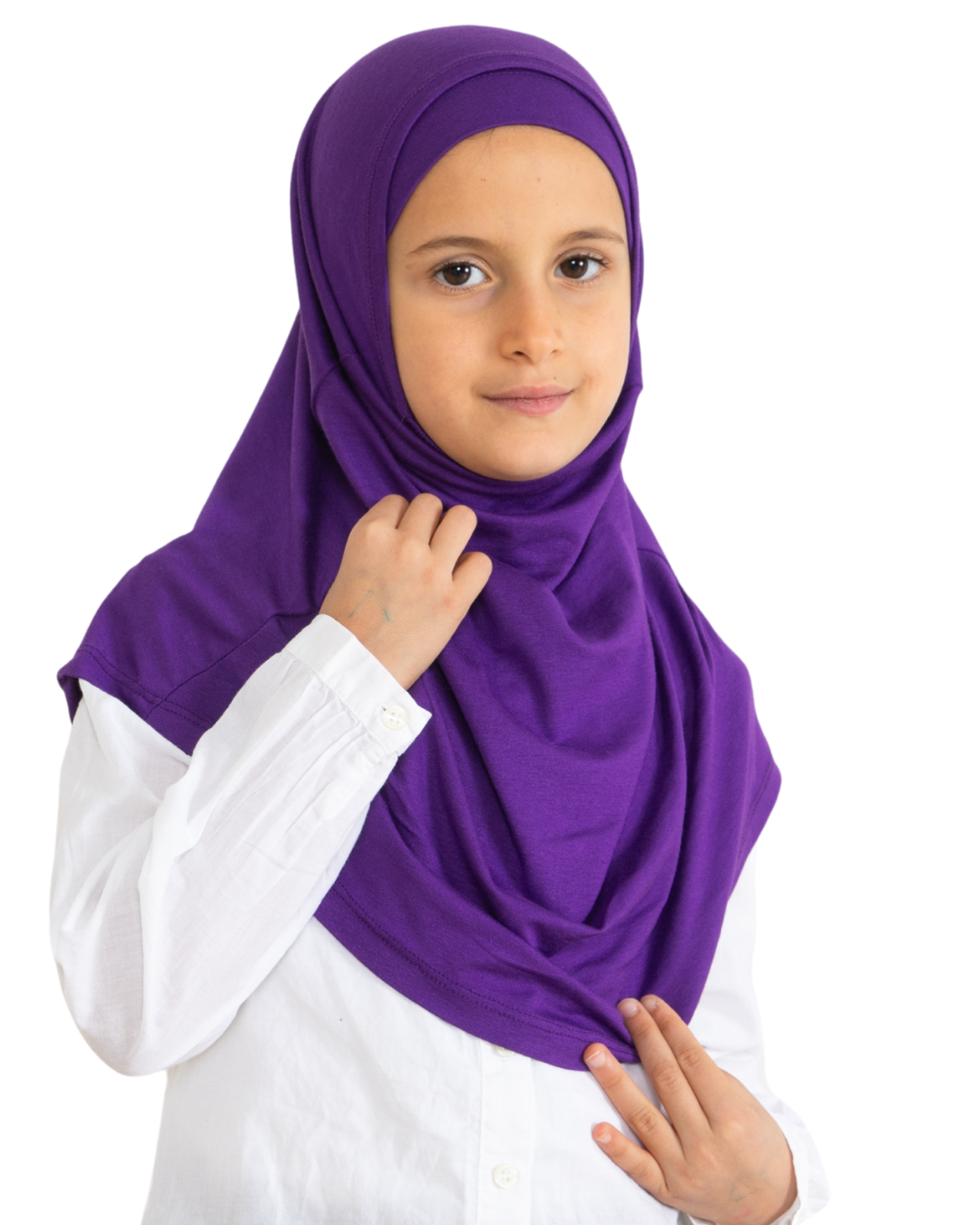 Easy To Wear Hijab For Girls - White