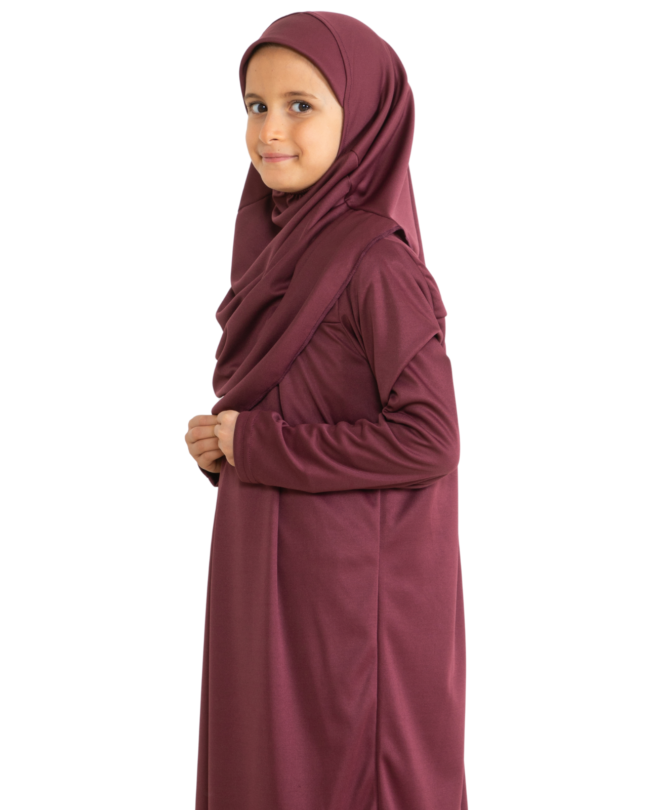 Dress For Girls With Hijab - Black