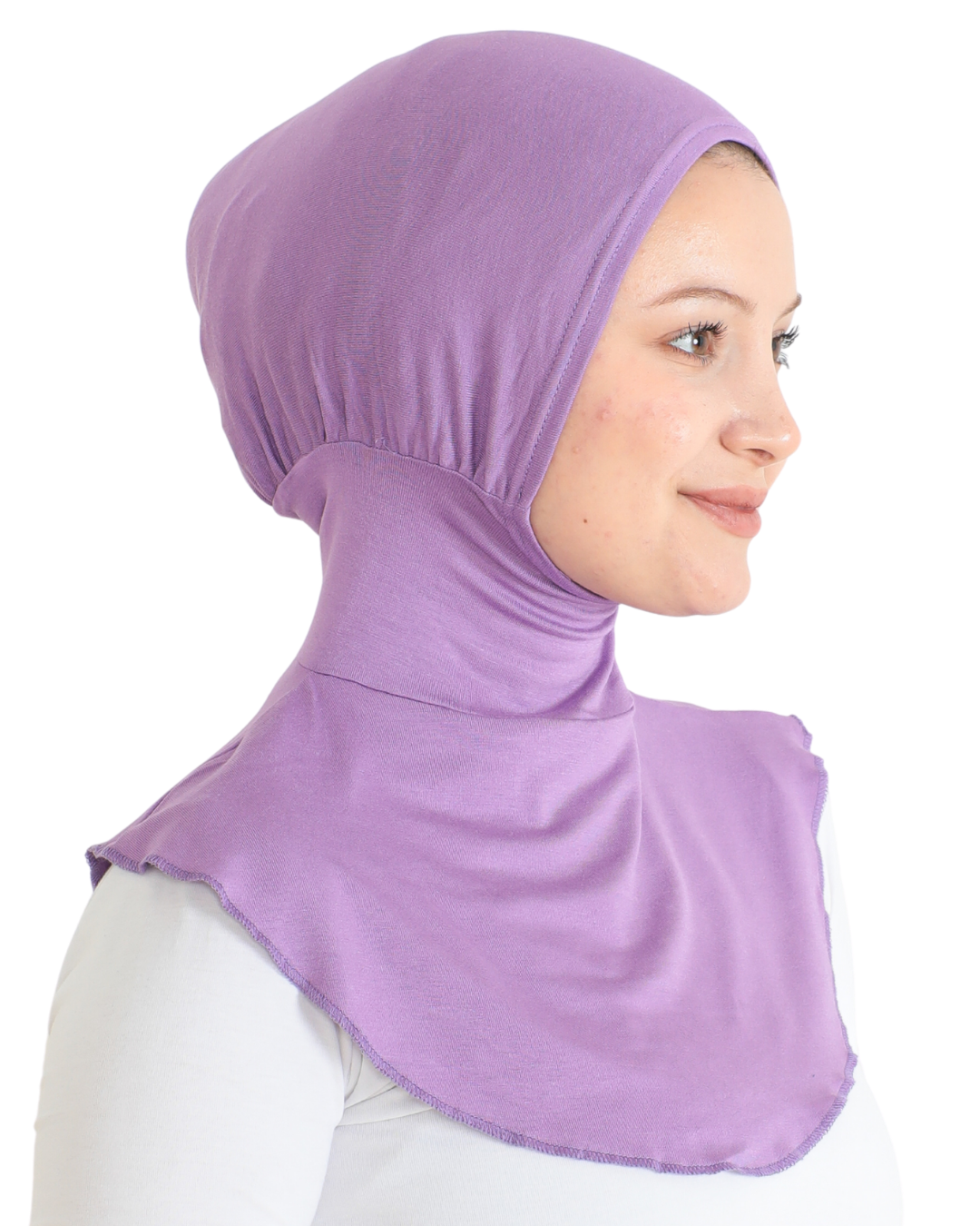 Sport Hijab With Neck Collar - Black