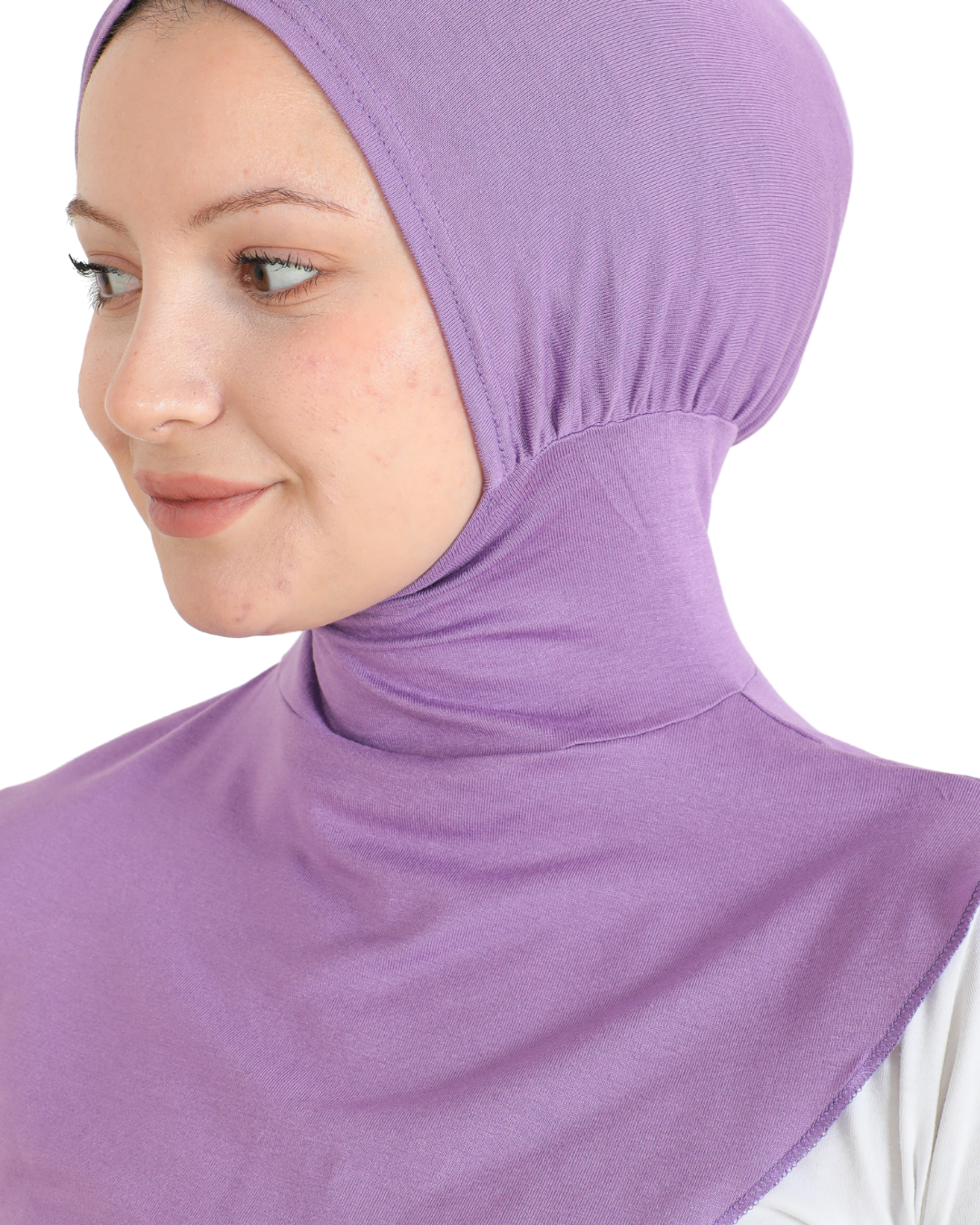 Sport Hijab With Neck Collar - Black