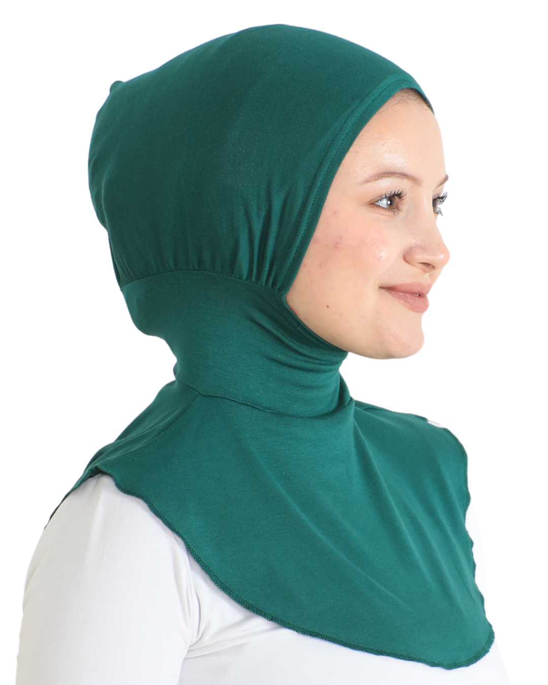Sport Hijab With Neck Collar - Black