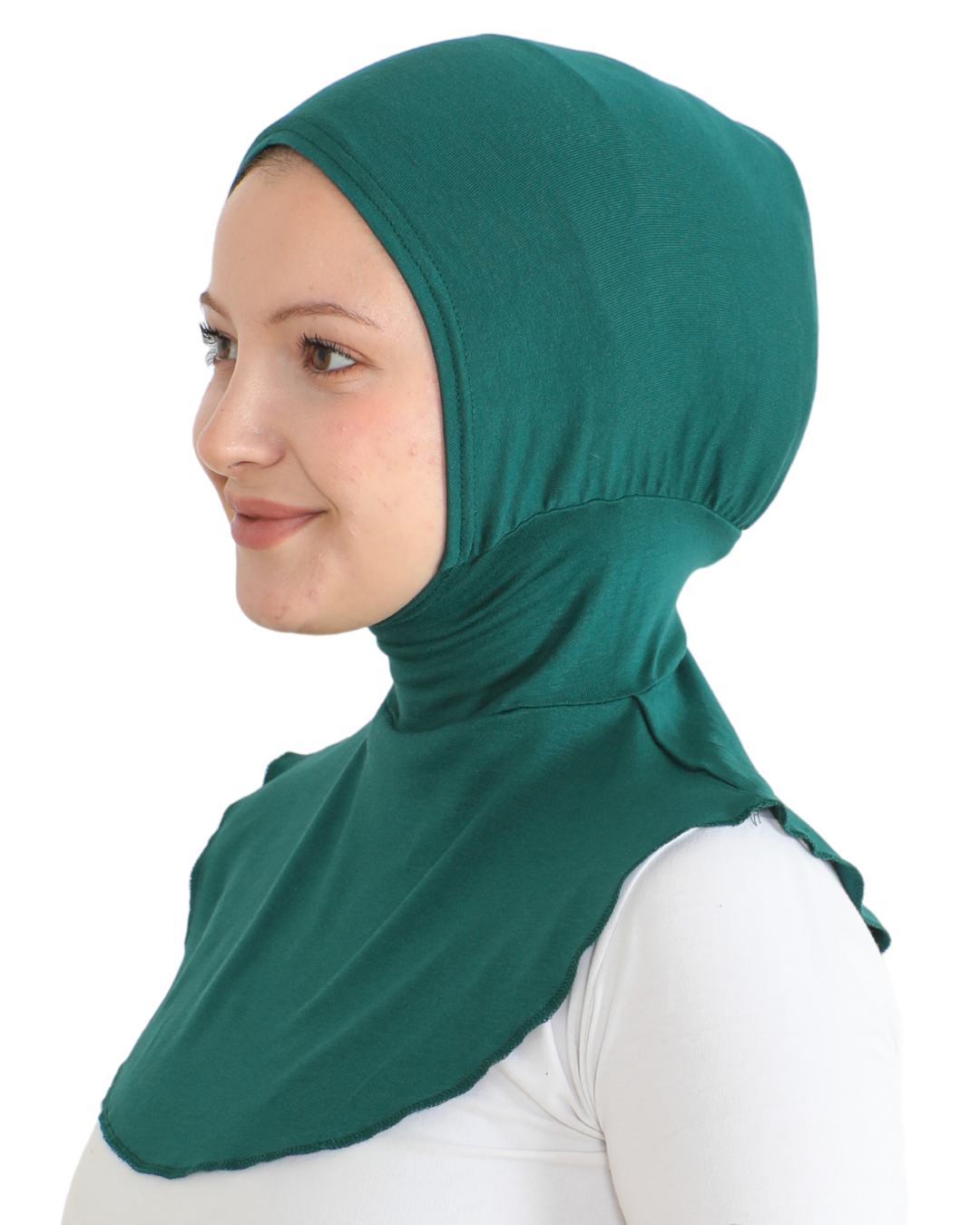 Sport Hijab With Neck Collar - Black