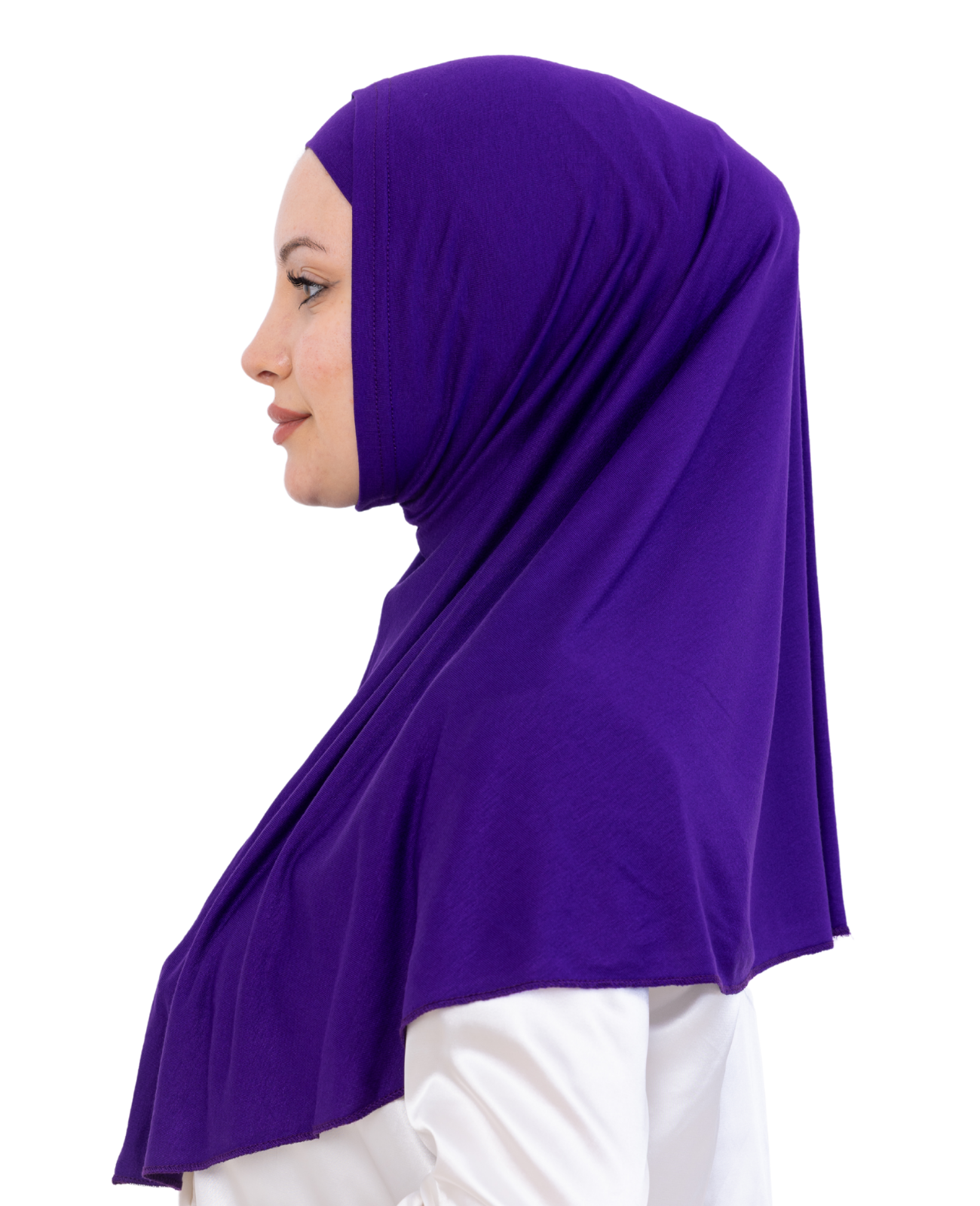 Instant Hijab With Cap Non Pleated - Black