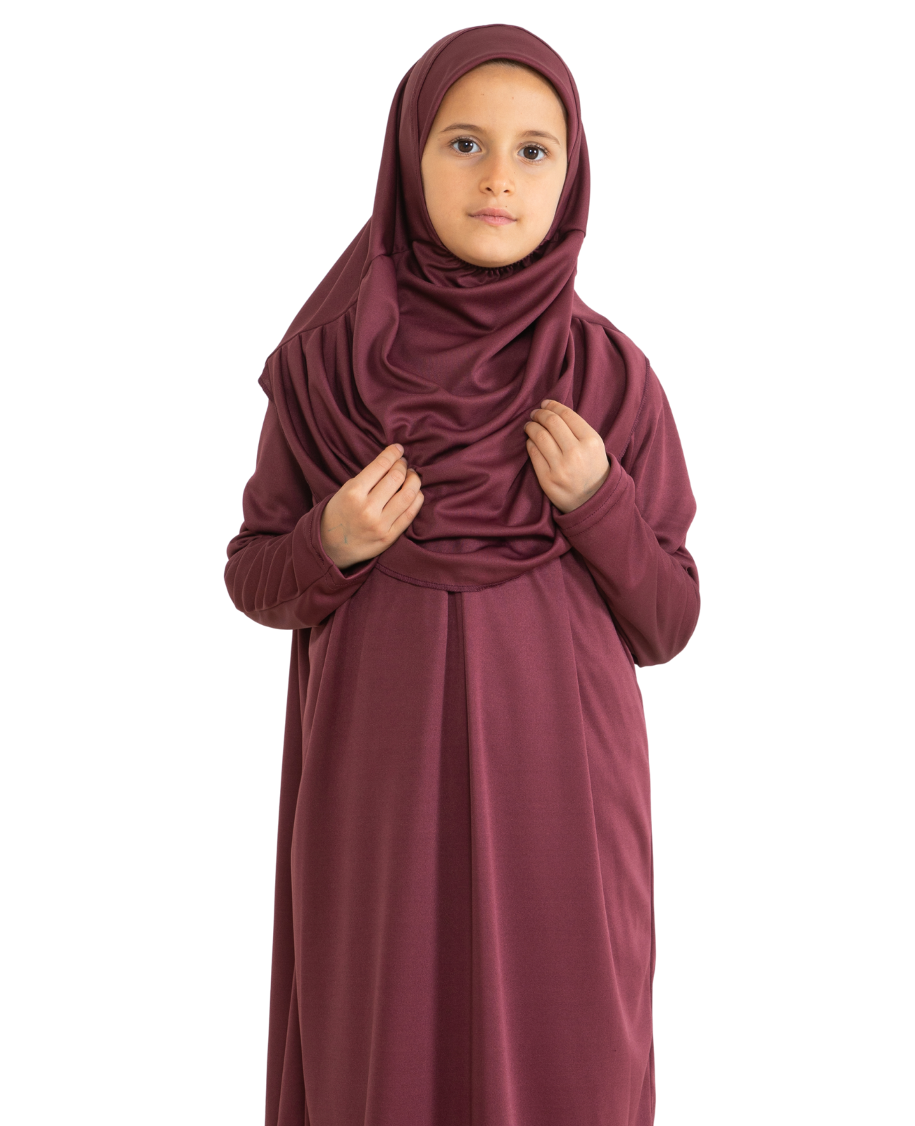 Dress For Girls With Hijab - Black