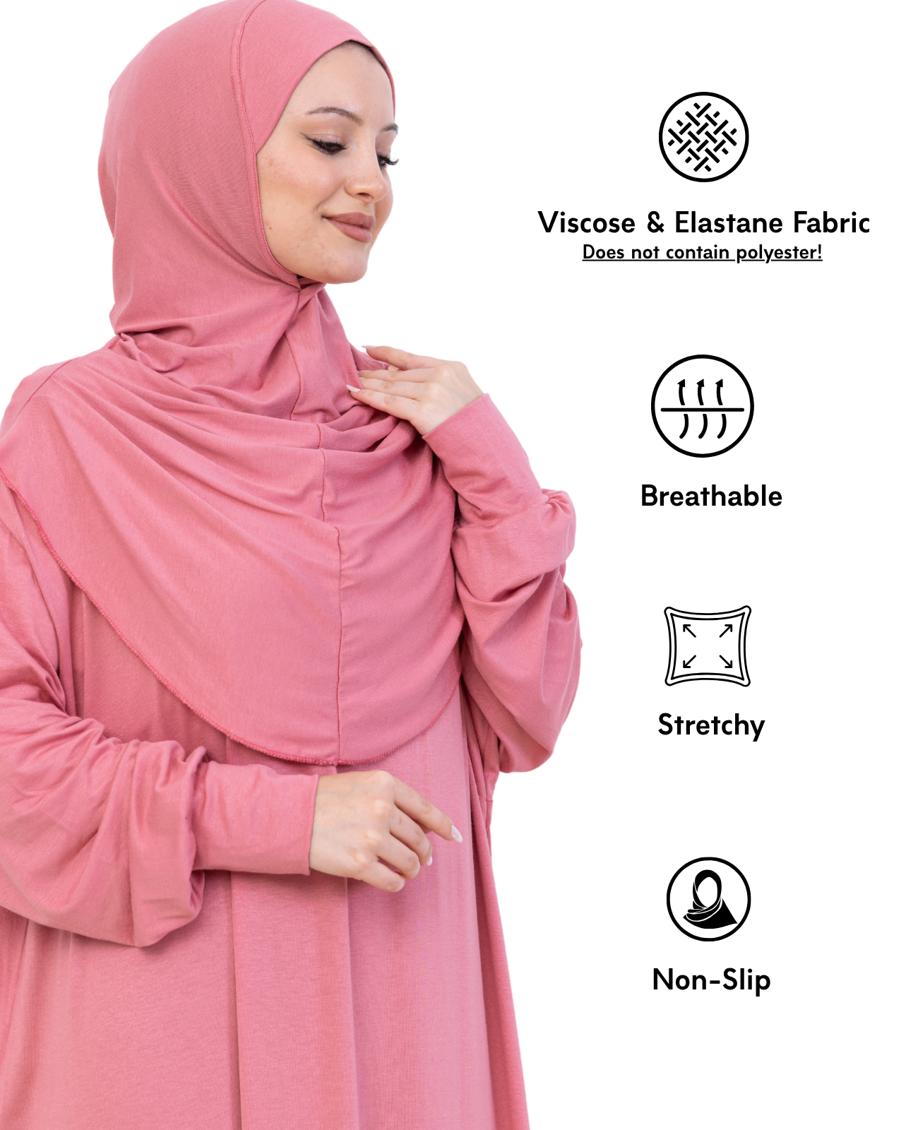 One Piece Prayer Dress Set Viscose
