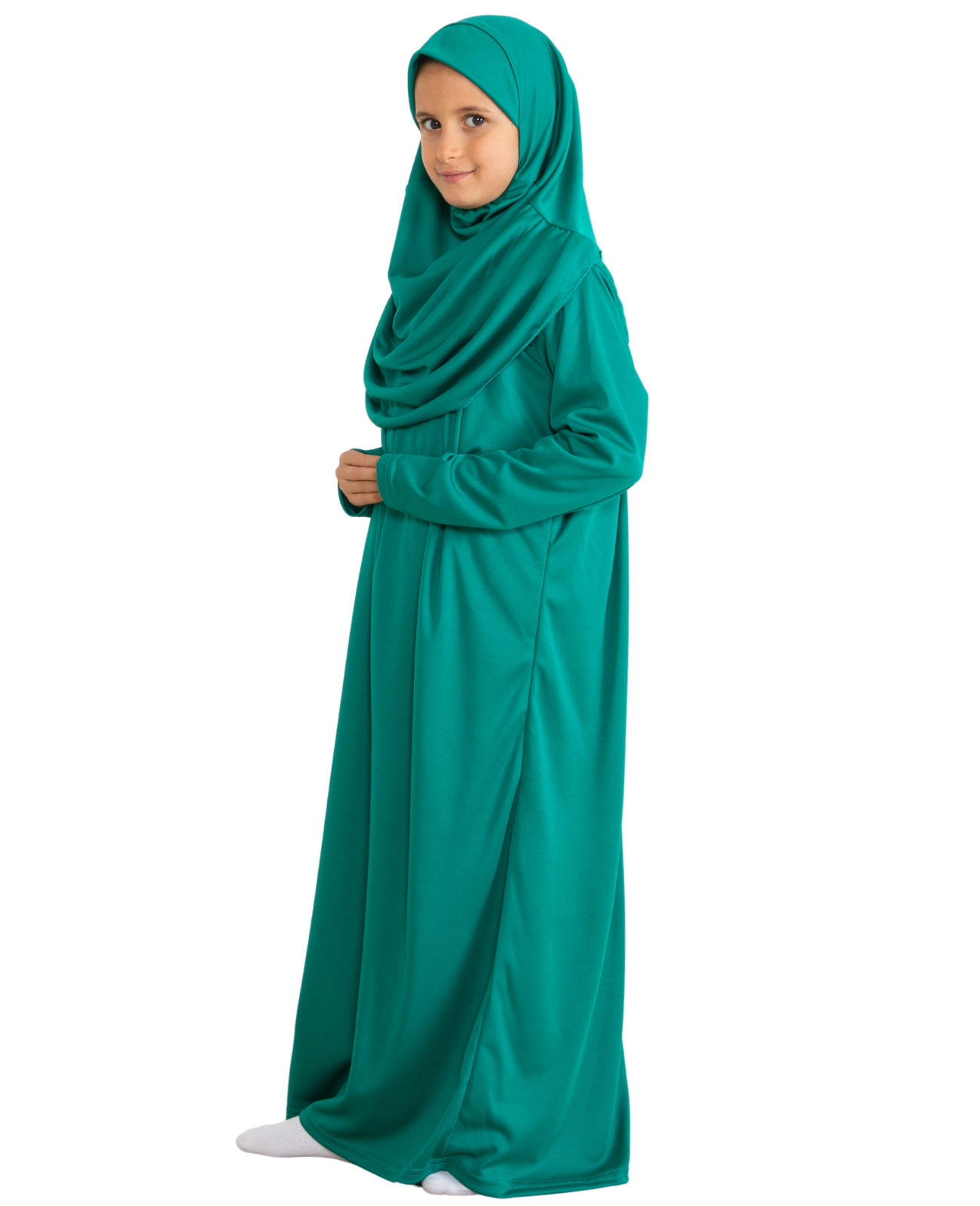 Dress For Girls With Hijab - Black