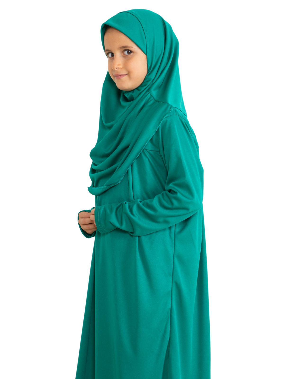 Dress For Girls With Hijab - Black
