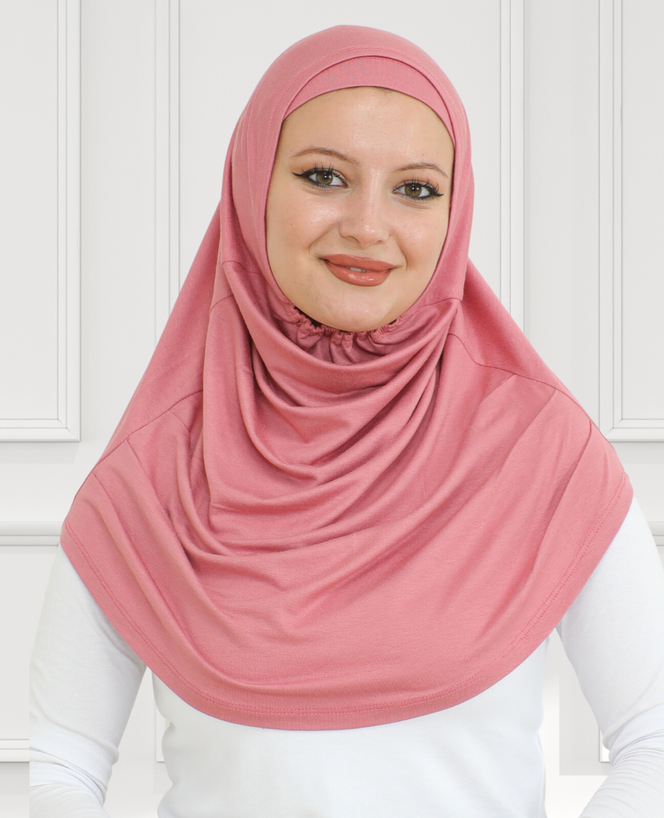 Chic Ready To Wear Hijab For Women - Dusty Rose