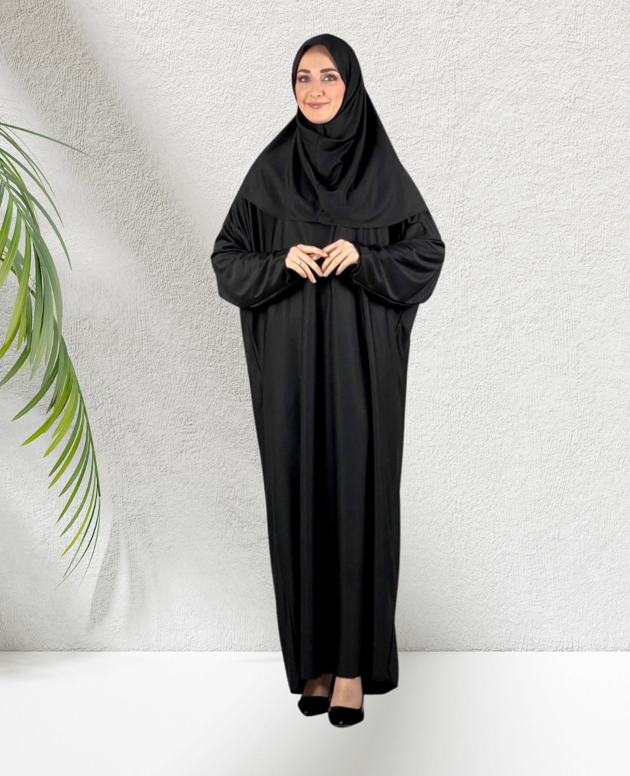 Women Prayers Clothes with Hijab Muslim Outfits Long Robe Abaya Turkish Islamic Dresses Dubai Kaftan with Rosary