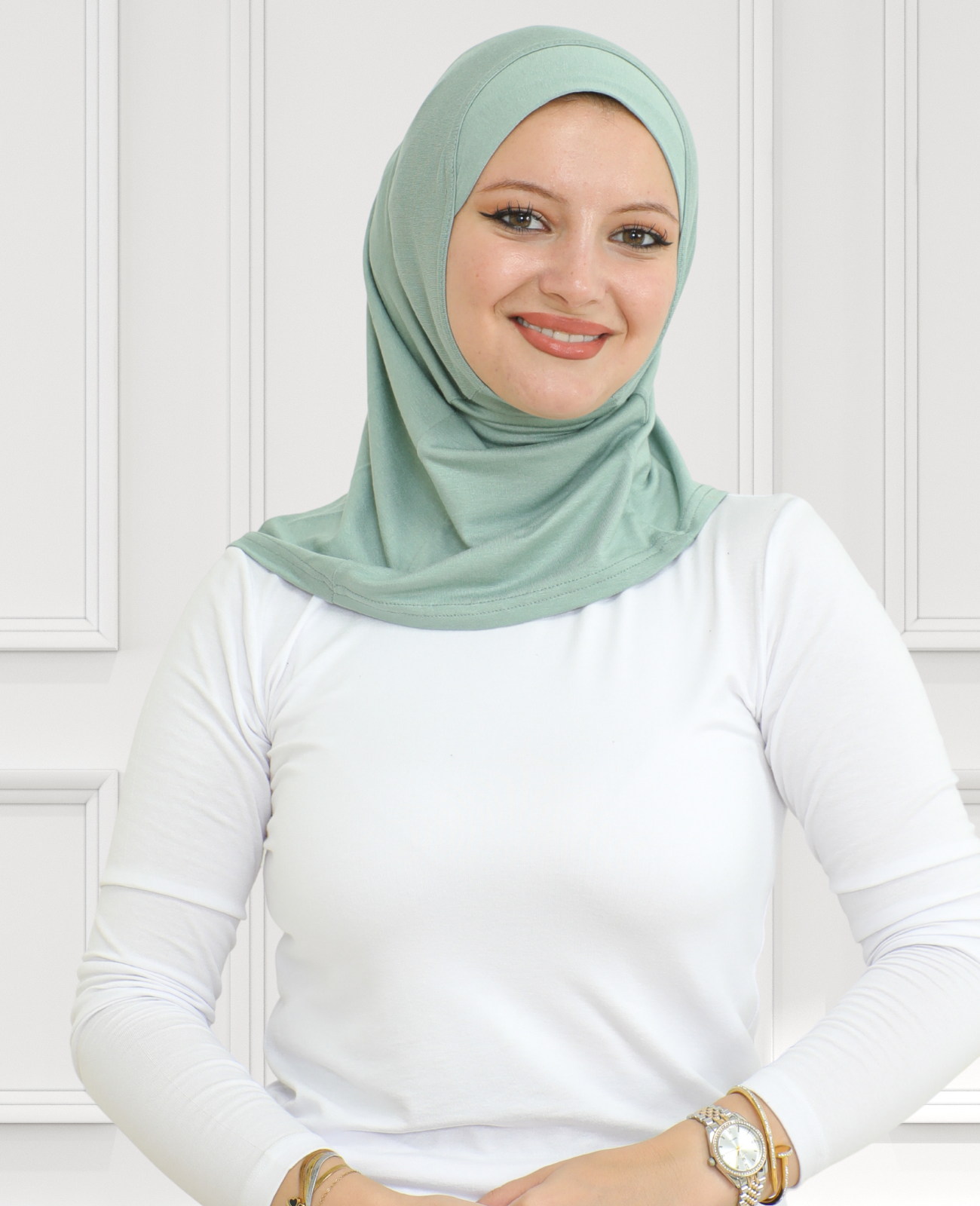 Sport Instant Hijab For Women Muslim Cotton Turban