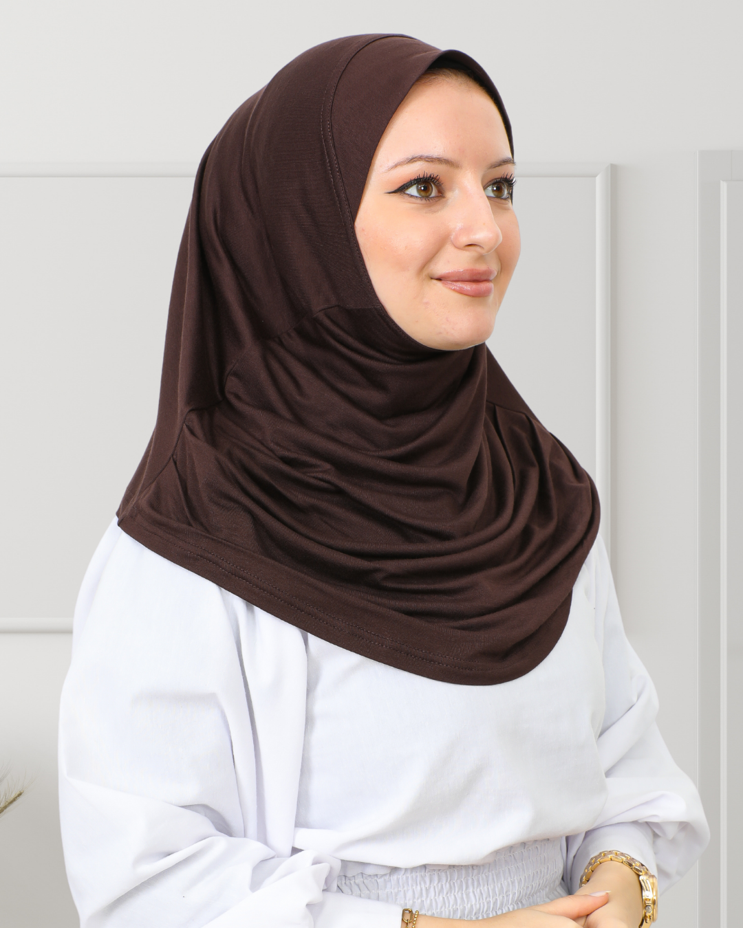 Plain Ready To Wear Hijab for Women - Black