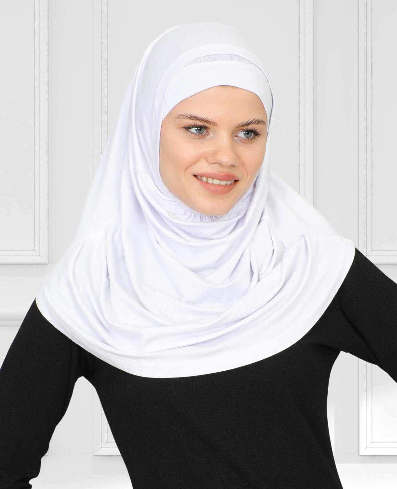 Chic Ready To Wear Hijab For Women - White