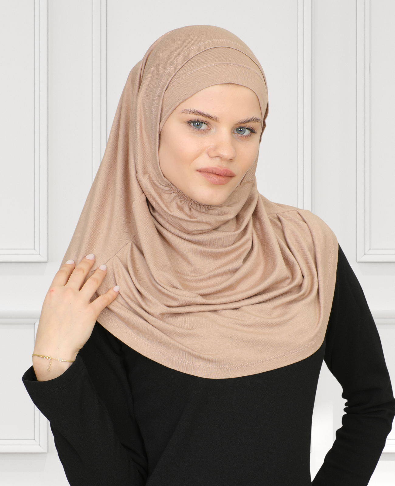 Chic Ready To Wear Hijab For Women - Deep Mink