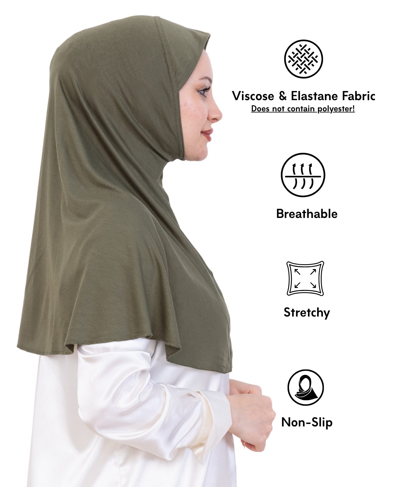 Ready Hijab One Piece Flat