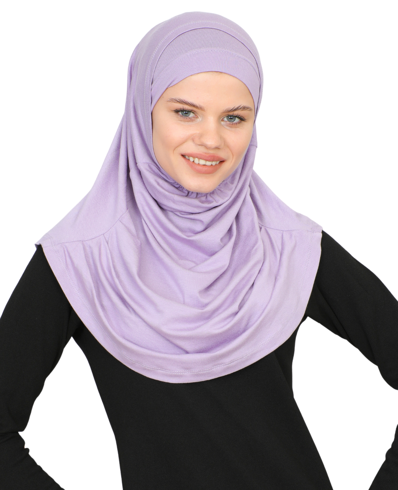 Chic Ready To Wear Hijab For Women - Lila