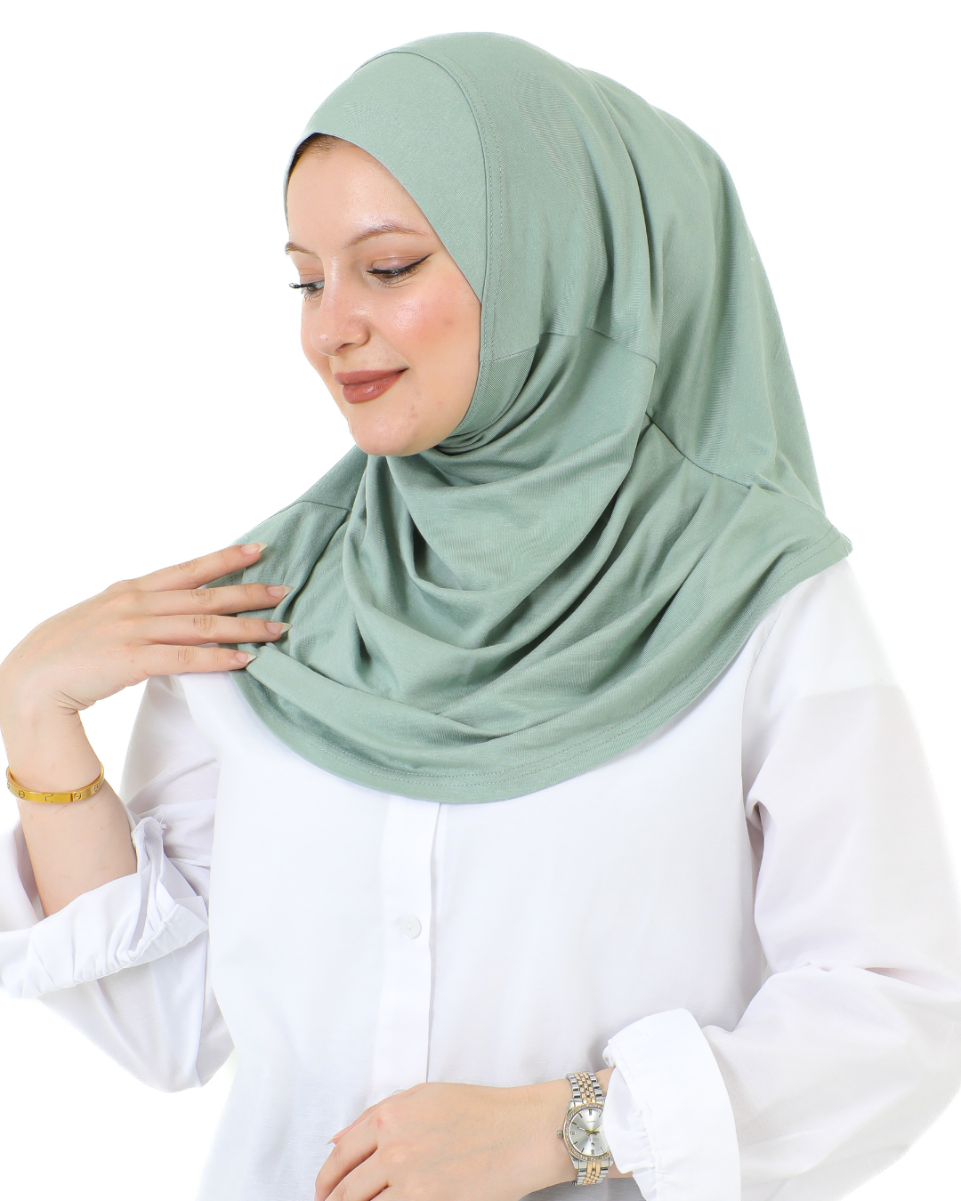 Plain Ready To Wear Hijab for Women - Black