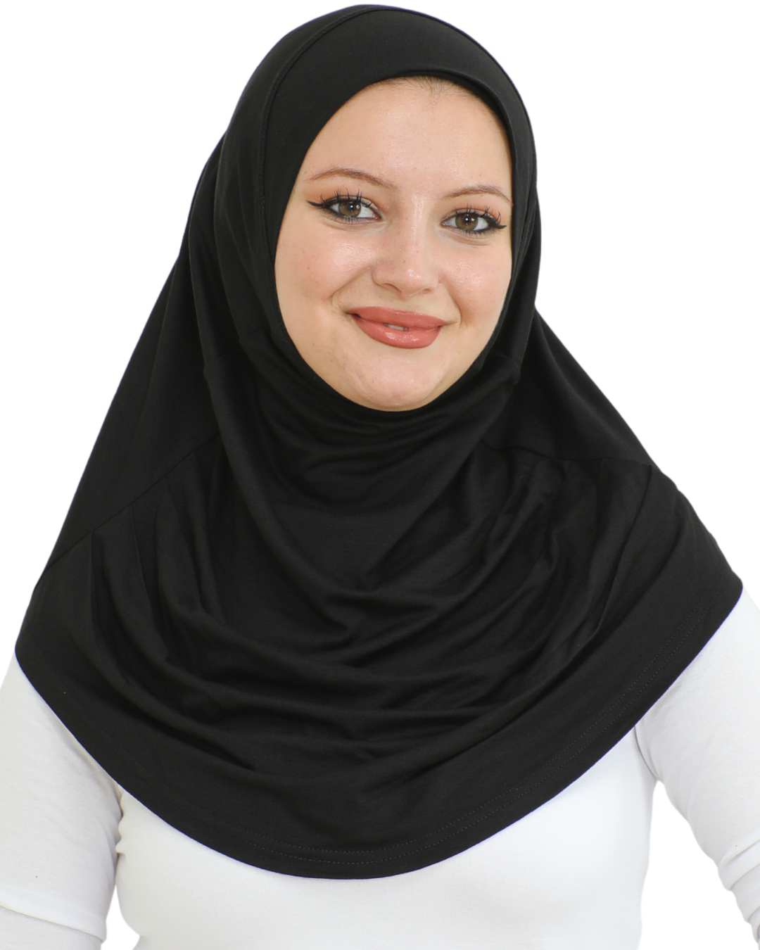 Plain Ready To Wear Hijab for Women - Black