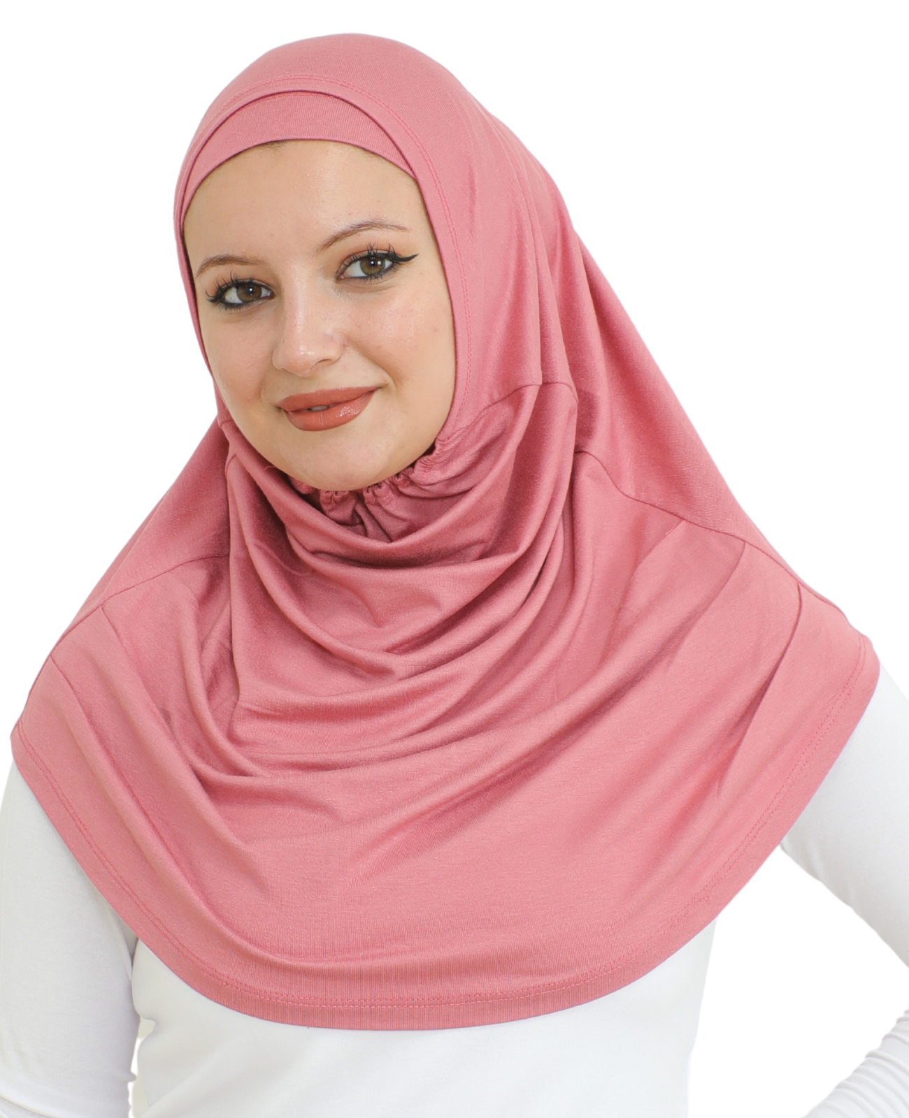 Chic Ready To Wear Hijab For Women - Dusty Rose