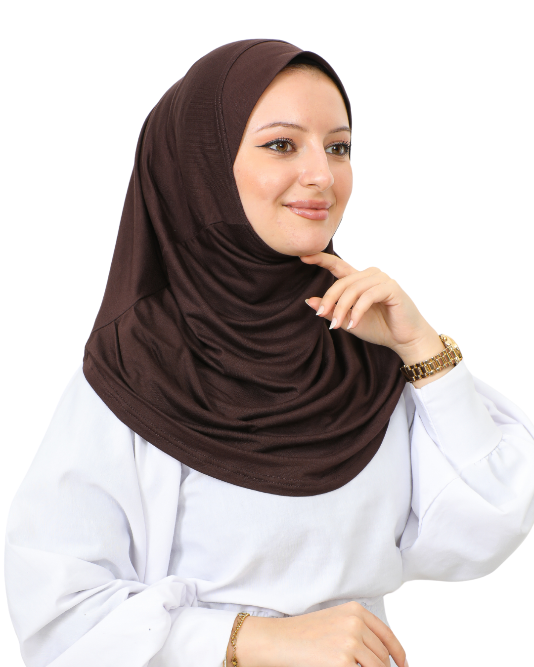 Plain Ready To Wear Hijab for Women - Black